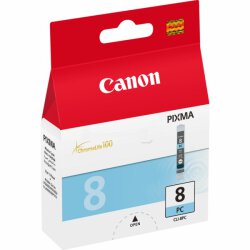 Canon Original CLI-8pc 0624B001 Tintenpatrone cyan hell 5.715 Seiten, 13 ml