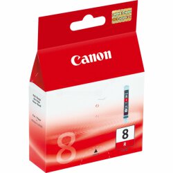 Canon Original CLI-8r 0626B001 Tintenpatrone rot 5.790 Seiten, 13 ml