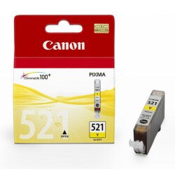 Canon Original CLI-521y 2936B001 Tintenpatrone gelb 477 Seiten, 9 ml