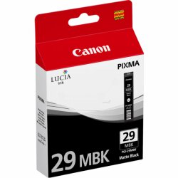 Canon Original PGI-29mbk 4868B001 Tintenpatrone schwarz matt 1.925 Seiten, 36 ml