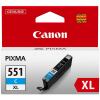 Canon CLI-551 CXL 6444B001 Tintenpatrone Cyan XL – Original, ca. 695 Seiten