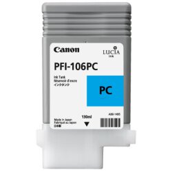 Canon Original PFI-106pc 6625B001 Tintenpatrone cyan hell 130 ml