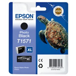 Epson Original C13T15714010 T1571 Tintenpatrone schwarz 25,9 ml