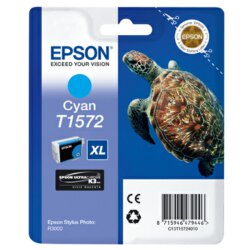 Epson Original C13T15724010 T1572 Tintenpatrone cyan 25,9 ml