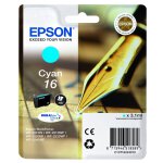 Epson Original C13T16224012 T1622 Tintenpatrone cyan 165...