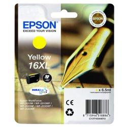 Epson Original C13T16344012 T1634 Tintenpatrone gelb 450 Seiten, 6,5 ml
