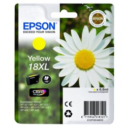 Epson Original C13T18144012 T1814 Tintenpatrone gelb 450 Seiten, 6,6 ml