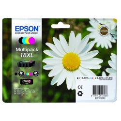 Epson Original C13T18164012 T1816 Tintenpatrone MultiPack 470pg + 3x450pg, 1x 12ml + 3x 7ml