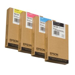 Epson Original C13T612800 T6128 Tintenpatrone schwarz matt 220 ml