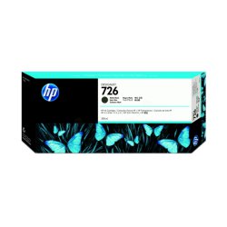 HP Original CH575A 726 Tintenpatrone schwarz matt 300 ml