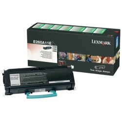 Lexmark Original E260A11E Toner schwarz 3.500 Seiten/5%
