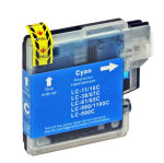 Kompatible Tintenpatrone cyan für Brother LC 980 / LC 1100