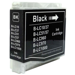 Kompatible Tintenpatrone schwarz ersetzt: Brother LC-1000BK