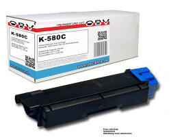 Kompatibel Toner ersetzt Kyocera TK-580C, 1T02KTCNL0 f&uuml;r FS-C5150, cyan