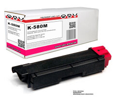 Kompatibel Toner ersetzt Kyocera TK-580M, 1T02KTBNL0 f&uuml;r FS-C5150, magenta