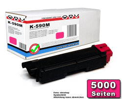 Kompatibel Toner ersetzt Kyocera 1T02KVBNL0 TK-590M magenta