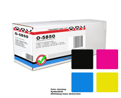 Sparset 4 x kompatibler Toner für OKI C5850 / C5950 / MFC560 schwarz, cyan, magenta, gelb
