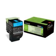 Lexmark 802C 80C20C0 - 802C - Original Toner cyan - 1.000...