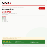 Toner kompatibel für Dell C3760 – C3760dn C3760dnf C3760n C3765dnf MFP Gelb – ca. 9.000 Seiten