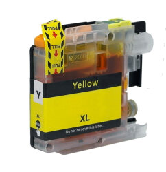 Kompatible Tintenpatrone ersetzt Brother LC-123Y Tinte Yellow