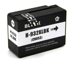 Kompatible Tintenpatrone ersetzt HP CN053AE / 932XL Tinte schwarz