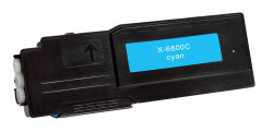 Kompatibel Toner ersetzt 106R02229 f&uuml;r Xerox Phaser 6600 6605 cyan, 6000 Seiten
