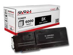 Kompatibel Toner ersetzt Dell 593-BBBU RD80W für Dell C2660dn C2660dnf schwarz 6000 Seiten