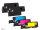 Kompatibel 5x OBV Toner für Dell C1760 C1760nw C1765 C1765nf C1765nfw - 2x schwarz, je 1x cyan, magenta, gelb