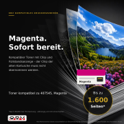 Toner kompatibel f&uuml;r Ricoh 407545 Magenta &ndash; SP...