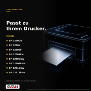 4er Sparset Toner kompatibel für Ricoh 407543-407546 – SP C250 / C260 / C261 (1x Schwarz, Cyan, Magenta, Gelb)