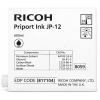 Ricoh JP 12 JP12 (5-Pack) Tintenpatrone Schwarz – Original, 600 ml