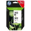 HP 302 X4D37AE Tintenpatrone Schwarz, Farbig – Original