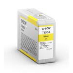 Epson Original C13T850400 T8504 Tintenpatrone gelb 80 ml