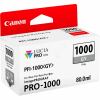 Canon PFI-1000 GY 0552C001 Tintenpatrone Grau – Original, ca. 1.465 Seiten