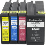 Kompatibel 4x OBV Druckerpatrone ersetzt HP 953XL 3HZ52AE für HP OfficeJet Pro 7720 7730 7740 8210 8216 8218 8710 8715 8718 8719 8720 8725 8730 8740 - schwarz,cyan,magenta,gelb