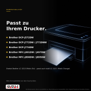 4er Sparset Druckerpatronen kompatibel für Brother LC-3213 – MFC-J890DW / DCP-J772DW (Schwarz, Cyan, Magenta, Gelb), auch statt LC-3211