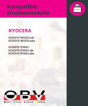 Kompatibel 4x OBV Toner ersetzt Kyocera TK-5230 für M5521cdn M5521cdw P5021 P5021cdn P5021cdw - schwarz cyan magenta gelb