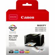 Canon PGI-1500 BKCMY 9218B006 Tintenpatrone Schwarz,...