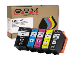 OBV kompatibler Tintenpatrone ersetzt Epson 202XL C13T02G74010 für Epson Expression Premium XP-6000 / Expression Premium XP-6005