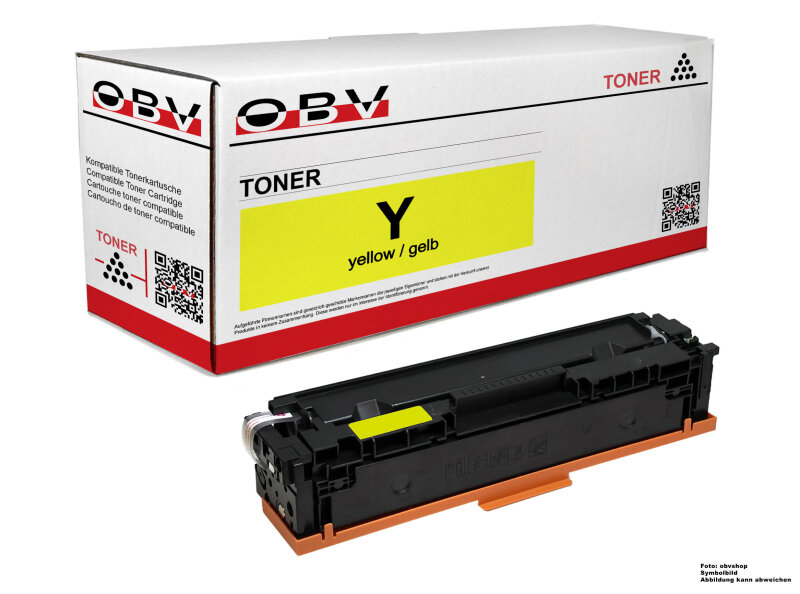 dedication Egyptian age Kompatibel OBV Toner ersetzt HP CF532A 205A für HP Color LaserJet Pro