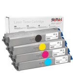 OBV 4x  kompatibler Toner ersetzt OKI 46490608 46490607...