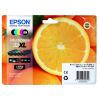 Epson 33XL C13T33574011 Tintenpatrone Schwarz, Foto-Schwarz, Cyan, Magenta, Gelb XL – Original