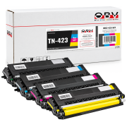 4er Sparset Toner kompatibel für Brother TN-423...