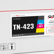 4er Sparset Toner kompatibel für Brother TN-423...