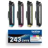 Brother TN-243CMYK Toner Schwarz, Cyan, Magenta, Gelb – Original, ca. 1.000 Seiten