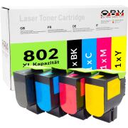 Toner Sparset kompatibel Lexmark CX410 CX510 ersetzt...