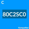 Toner kompatibel Lexmark CX310 CX410 CX510 – ersetzt 80C2SC0 – Cyan
