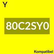 Toner kompatibel Lexmark CX310 CX410 CX510 – ersetzt 80C2SY0 – Gelb