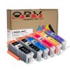 OBV Druckerpatronen-Set kompatibel für Canon 580/581 Pixma TS-8100 1xBK/C/M/Y/PB/Blau