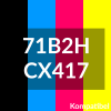 Toner XL Set kompatibel Lexmark CS417 CS517 CX417 CX517 – ersetzt 71B2HK0/HC0/HM0/HY0 – 4 Farben